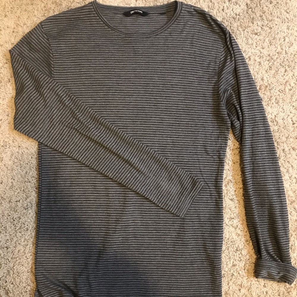 Only & Sons long sleeve stripe t